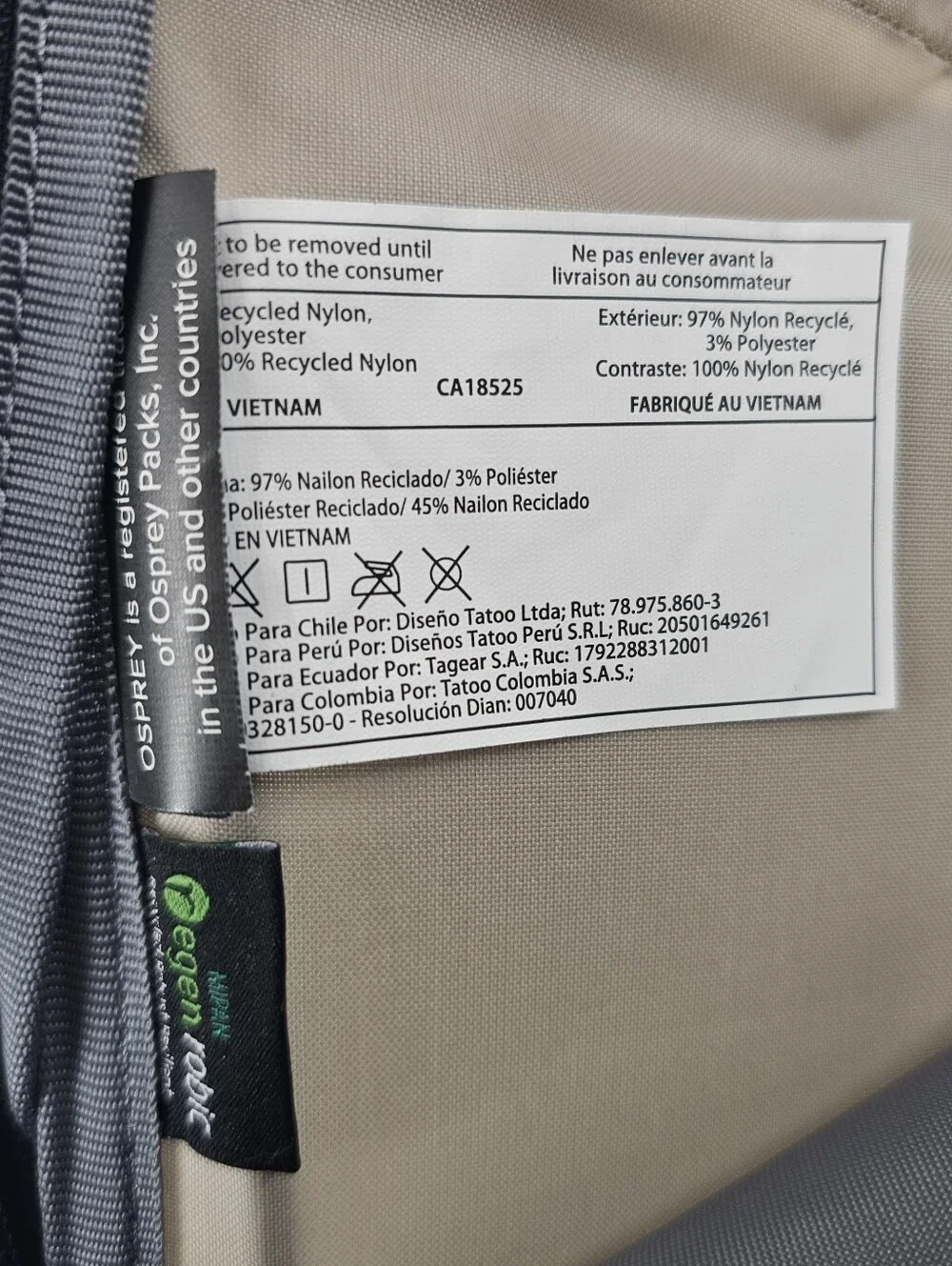Osprey Mira 22 x-Res Anchor Blue OS Backpack Hike Hydration Sustainable Design